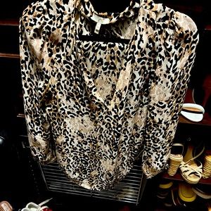 Joie animal print blouse